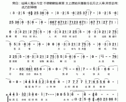 封神简谱-香港TVB《封神榜》主题曲陈浩民、刘玉翠-