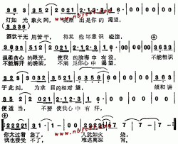 心急粤语简谱-关淑怡演唱