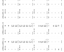 下坠Falling钢琴简谱-数字双手-Corki