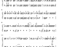 朝焼けのスターマイン钢琴简谱-数字双手-今井麻美