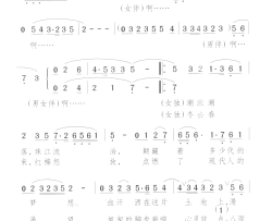 金色的广州 独唱、合唱简谱-陈红浪演唱-许军军/颂今词曲