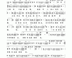 笔巡的孔嘴（裂开的伤口）简谱-陈盈洁演唱-岭南印象制作曲谱