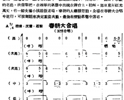 生产大合唱完整本简谱