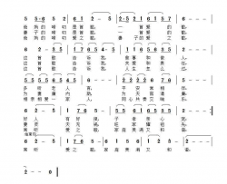 唠叨是首歌简谱