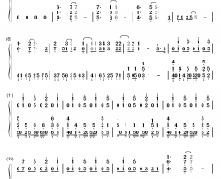 Grand Blue钢琴简谱-数字双手-湘南乃风