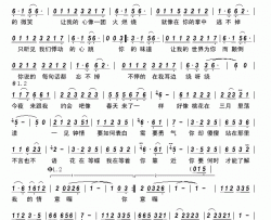 跟我约会吧简谱-格格演唱-张超/波依肯玛拉词曲