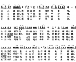 勤俭节约风尚高简谱