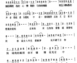女人天生爱做梦简谱-谢津演唱-陈洁明/李海鹰词曲