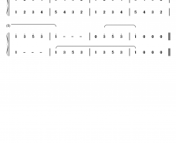 练习曲5钢琴简谱-数字双手-EOP团队