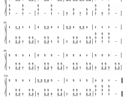 三只小熊钢琴简谱-数字双手-未知