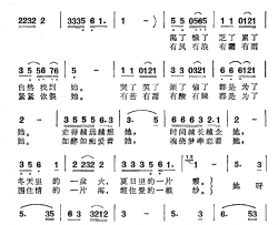 我的家简谱-杨模词 张保生曲