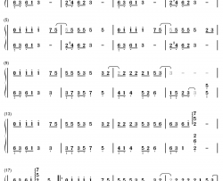 口是心非钢琴简谱-数字双手-张雨生