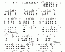 激情成都简谱-刘华群词/铁民曲