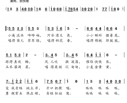 小青蛙宋祖芬词敖丽蓉曲简谱