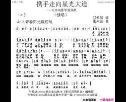 携手走向星光大道刘爱斌词张朱论曲携手走向星光大道刘爱斌词 张朱论曲简谱