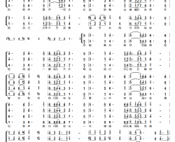 光鸣岛 男声四重唱 声入人心第二季主题曲简谱