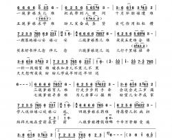 十跪爹娘简谱-赵真演唱-赵真/赵真词曲