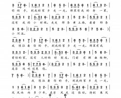到我家乡走一走简谱-小弩演唱-小弩曲谱