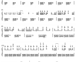 Sad Sometimes钢琴简谱-数字双手-Alan Walker CORSAK 黄霄雲