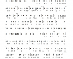 大江啊大江(梦琪唱、郭京生曲编)简谱-梦琪演唱-李大江曲谱