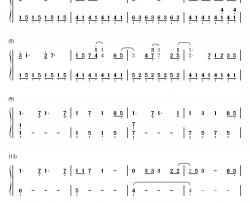 ANNIVERSARY钢琴简谱-数字双手-Sid