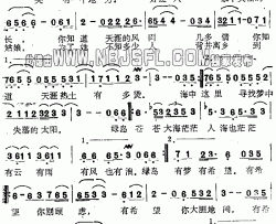 天涯路同名电视剧主题歌简谱-刘欢演唱