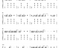 太美丽钢琴简谱-数字双手-陶喆