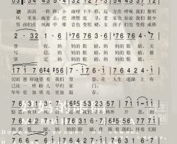 妈妈的眼睛简谱-叶·马尔蒂诺夫演唱