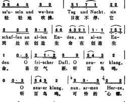 [奥]春天的信念FriihlingsyLaube汉英文对照[奥]春天的信念Friihlingsy Laube汉英文对照简谱