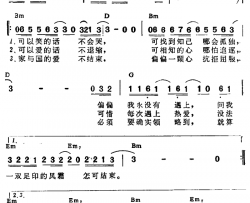 谁明浪子心简谱-带和弦王杰-