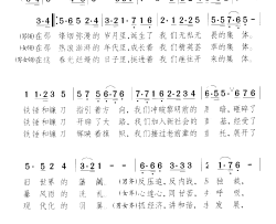 光荣的足迹献给中国民主促进会诞生60周年简谱-谭明演唱-冯永杰/颂今词曲