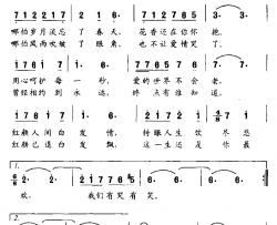 这一生简谱-电视剧《金婚》片尾曲师鹏-