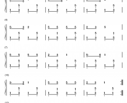 拔萝卜钢琴简谱-数字双手-儿歌