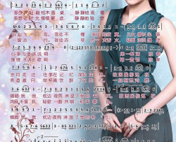 心事对谁说简谱-张丽君演唱-沉香醉墨/琴剑词曲