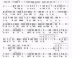 穷孩子富孩子简谱(歌词)-米粒谢桐演唱-桃李醉春风记谱