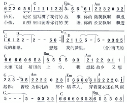 一个退伍兵的爱情简谱