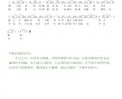 晨曦组歌简谱