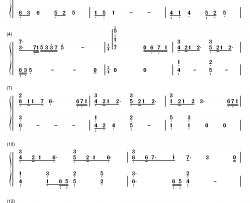 何以爱情钢琴简谱-数字双手-钟汉良