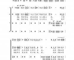 打起手鼓唱起歌合唱简谱