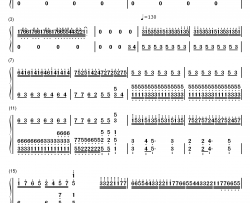 小蜜蜂钢琴简谱-数字双手-Aiolia