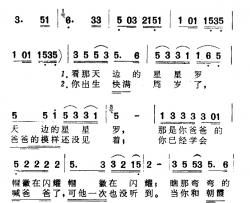 我的小太阳简谱-石祥词/铁源曲