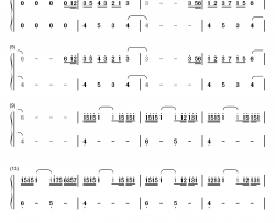 デート钢琴简谱-数字双手-RADWIMPS