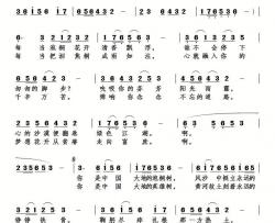 永远的焦裕禄简谱-刘北休曲谱