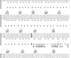 你知道我在等你吗吉他谱 C调弹唱六线谱简谱-张洪量演唱-张洪量/张洪量词曲