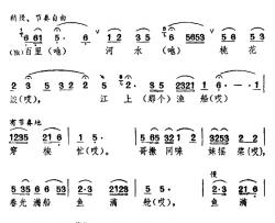 江上渔船穿梭忙简谱-湖南民歌