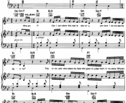 WhoAmI音乐剧《悲惨世界》Les Miserables选曲、正谱简谱