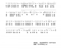 你让我死个明白简谱-红蔷薇演唱-蒋平/廖伟鉴词曲