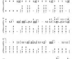 你曾是少年钢琴简谱-数字双手-S.H.E