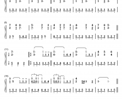 布拉姆斯的摇篮曲钢琴简谱-数字双手-理查德·克莱德曼