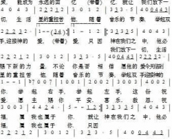 只因有爱简谱-新心音乐演唱